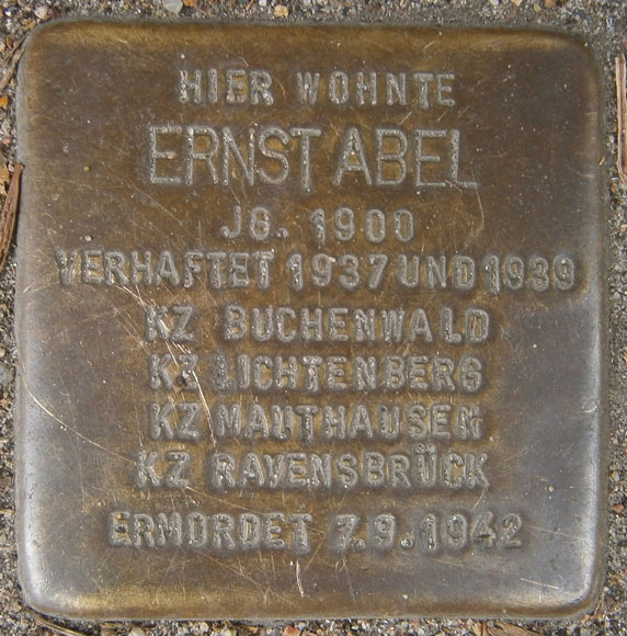 Gedenkbuch Ernst Abel