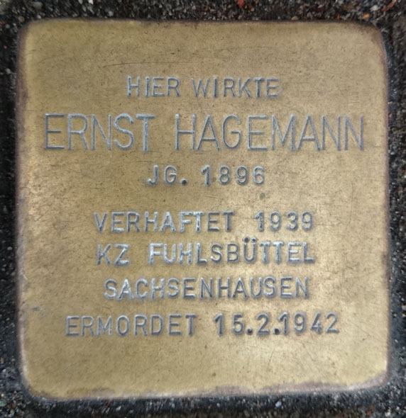 Gedenkbuch Ernst Hagemann