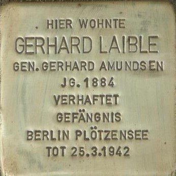 Stolperstein Gerhard Laibl