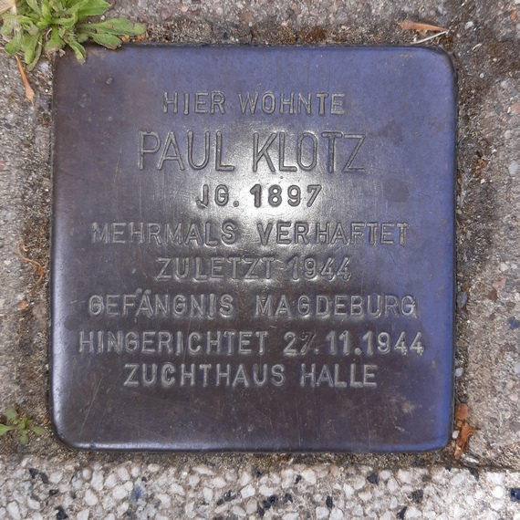 Stolperstein Paul Klotz
