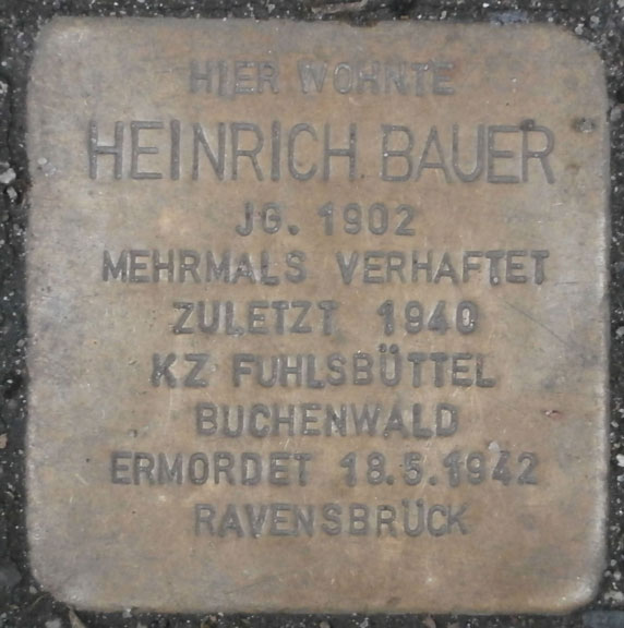 Gedenkbuch Heinrich Bauer