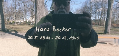 Schriftzug Hans Becker