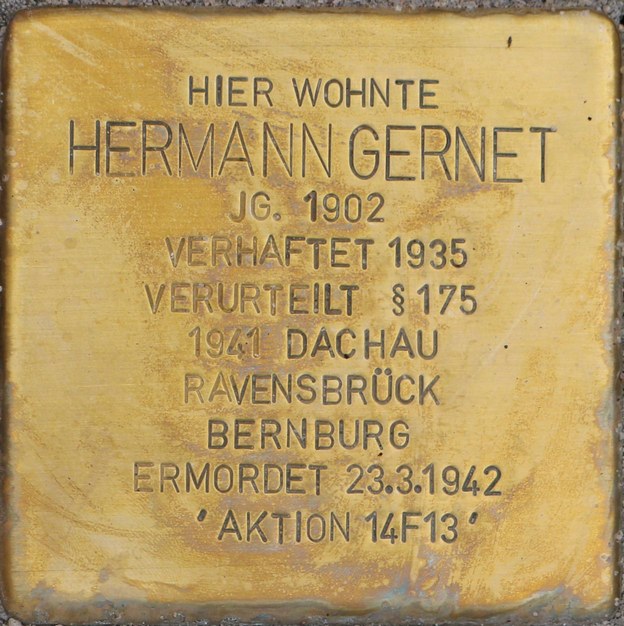 Stolperstein Hermann Gernet