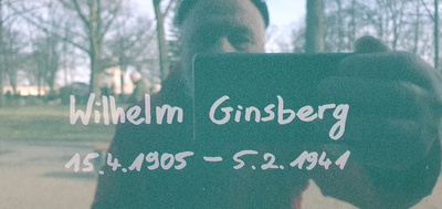 Schriftzug Wilhelm Ginsberg