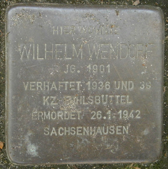 Gedenkbuch Wilhelm Wendorf