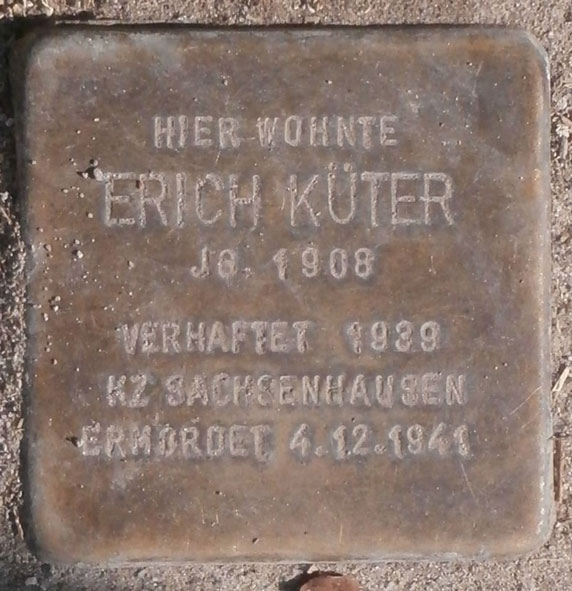 Gedenkbuch Erich Küter