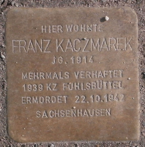 Gedenkbuch Franz Kaczmarek