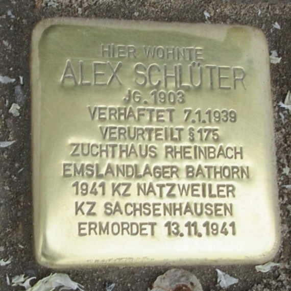 Stolperstein Alexander Schlüter