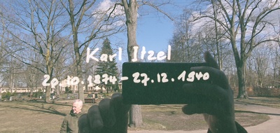 Schriftzug Karl Itzel