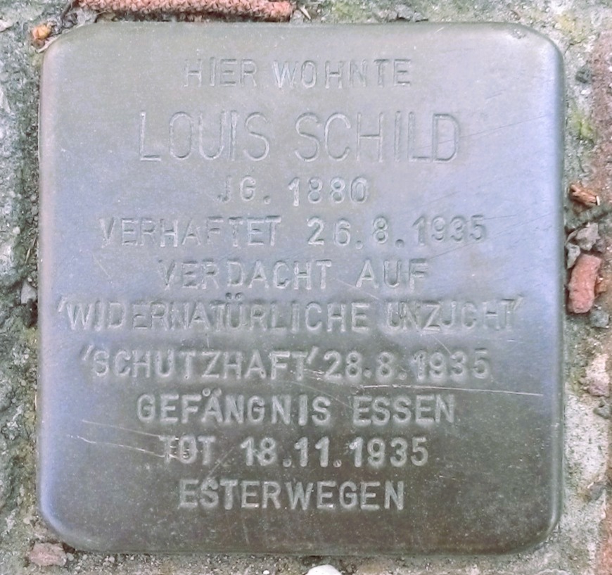 Stolperstein Louis Schild