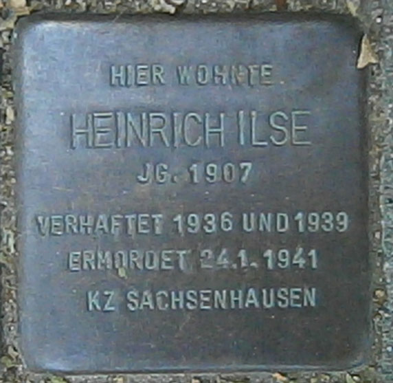 Gedenkbuch Heinrich Ilse
