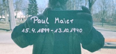 Schriftzug Paul Maier